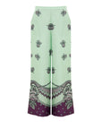 Gucci Silk Mint Wide Leg Baggy Palazzo Pants
