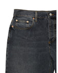 Gucci Washed Gray/Grey Straight Leg Fit Denim