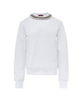 Gucci Crystal Embellished Collar Sweatshirt