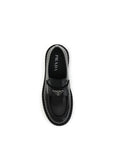 Prada Leather Low Heel Loafers