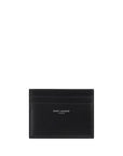 Saint Laurent Slim Black Leather Card Holder