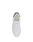 all leather low top lace up sneakers SL61