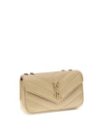 YSL Lou Lou Leather Chevron Quilted Shoulder Bag