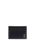 Saint Laurent YSL Slim Black Leather Card Holder