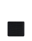 Saint Laurent Crocodile Embossed Leather Wallet - Black