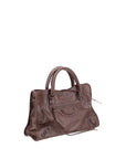 Balenciaga Brown Le City Medium Leather Shoulder Bag