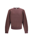 Saint Laurent Logo Brown Sweatshirt
