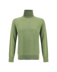 Saint Laurent Turtleneck Sweater Green Apple
