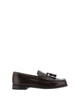 Prada Leather Loafers With Tassel