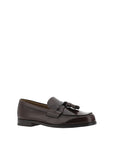 Prada Leather Loafers With Tassel