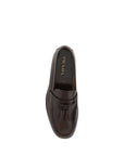 Prada Leather Loafers With Tassel
