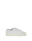 Saint Laurent All White Leather Sneakers