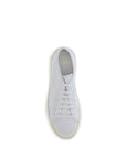 Saint Laurent All White Leather Sneakers