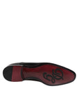 Dolce & Gabbana Black Leather Classic Derby Shoes