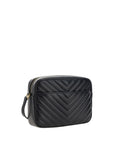 YSL Lou Lou Leather Chevron Quilted Shoulder Bag