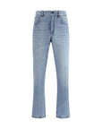 Fendi Straight Leg Light Wash Jeans