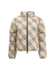 Burberry Checkered Down Puffer Jacket