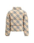 Burberry Checkered Down Puffer Jacket