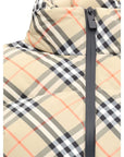 Burberry Checkered Down Puffer Jacket
