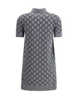 Gucci GG Supreme polo midi Dress