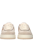 Fendi Cream/Beige Leather Low Top Sneakers