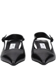Jimmy Choo Black Leather Slingback Pumps
