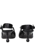 Jimmy Choo Black Leather Slingback Pumps