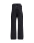 Saint Laurent Dark Denim Straight Leg Jeans