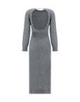 Givenchy Cashmere Open Back Midi Dress