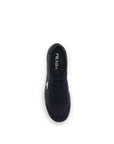 Prada Leather Low Top Lace Up Sneakers