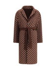 Gucci GG Monogram Silk-Wool reversible Coat