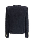 Balmain Spencer Black Tweed Jacket