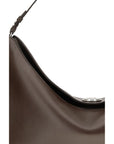 Jacquemus Brown Leather Hobo Ovalo Bag