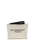 Givenchy Paris Logo Canvas Pochette Clutch