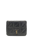 Saint Laurent Large Jamie Black Leather Shoulder Bag