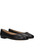 Chloé Black Leather Ballet Flats
