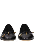 Chloé Black Leather Ballet Flats