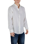 Armani Exchange White Linen Shirt