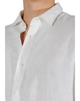 Armani Exchange White Linen Shirt