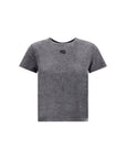 Alexander Wang Gray/Grey Crewneck T-Shirt