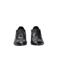 Roberto Pepe Luxury Leather Lace-Up Oxford Shoe - Deepest Blue