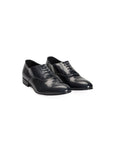 Roberto Pepe Luxury Leather Lace-Up Oxford Shoe - Deepest Blue