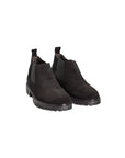 Roberto Pepe Luxury Suede Leather Chelsea Boots - Black - Made In Italy