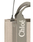 Chloé Top Handle Woody Tote Bag