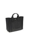 Chloé Top Handle Canvas Tote Bag