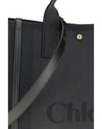 Chloé Top Handle Canvas Tote Bag