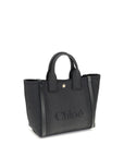 Chloé Top Handle Canvas Tote Bag