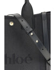 Chloé Top Handle Canvas Tote Bag