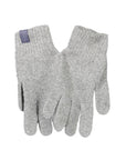 North Sails Light Gray/Grey Cashmere Wool Gloves - Made In Italy