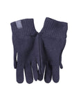 North Sails Blue Wool Gloves - Made In Italy